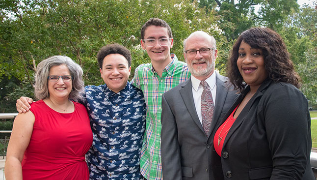 Leadership for the President's Council on Diversity and Inclusion and its Student Advisory Council: Ximena Varela,Sabrina-Yvette D'Almeida, Jeff Rutenbeck, Eric Brock, and Rafael Cistero