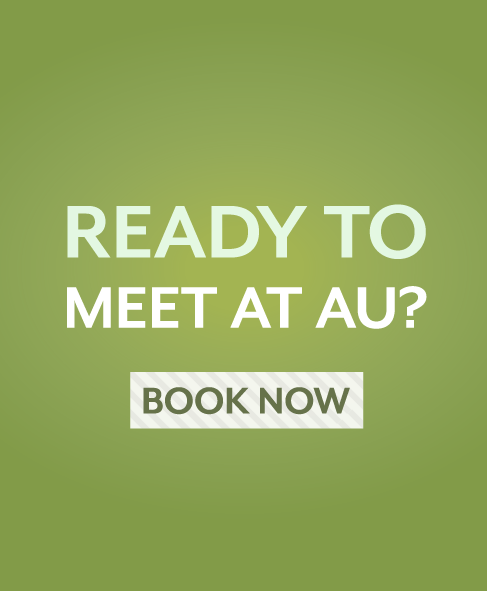 Ready to meet at AU? Book Now
