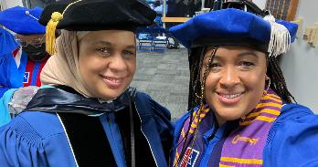 Dr. Amaarah DeCuir and Dr. Cheyenne Batista