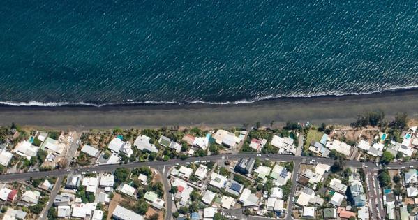 Community by ocean