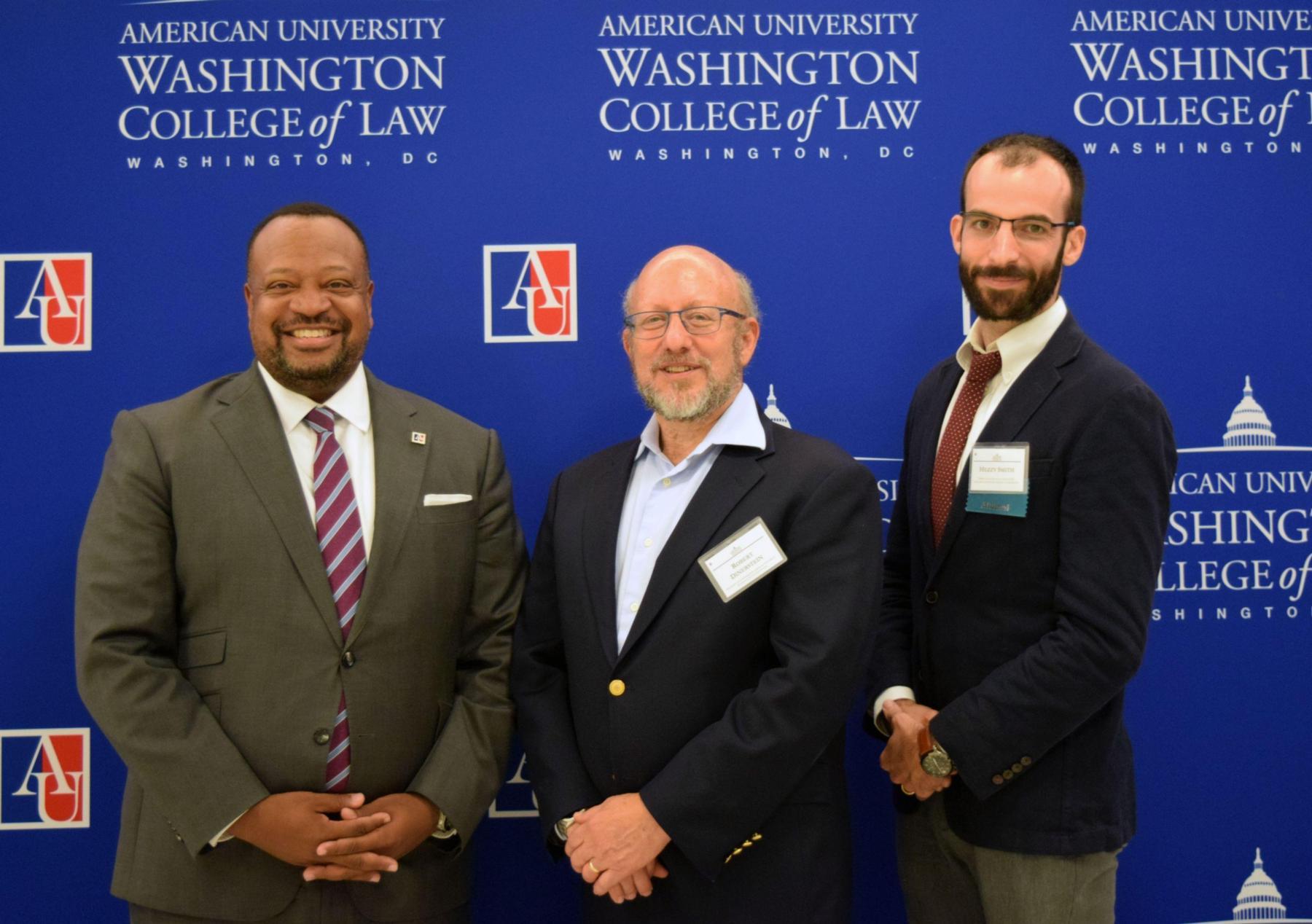Professor Dinerstein and Dean Roger Fairfax Professor Dinerstein and Dean Roger Fairfax