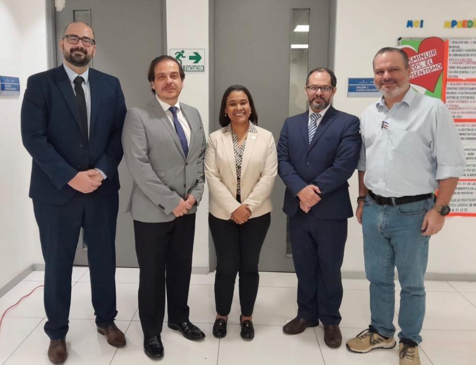 In picture left to right: Luca Shiru - CiTiP – KU Leuven, Andrés Izquierdo - PIJIP, WCL, Giselle González Villarrué's - Panama’s Minister of Culture, Eric Velazco - Panama’s Copyright Office Director, Gabriel Gonzalez, - Panama’s Vice Minister of Culture. In picture left to right: Luca Shiru - CiTiP – KU Leuven, Andrés Izquierdo - PIJIP, WCL, Giselle González Villarrué's - Panama’s Minister of Culture, Eric Velazco - Panama’s Copyright Office Director, Gabriel Gonzalez, - Panama’s Vice Minister of Culture.