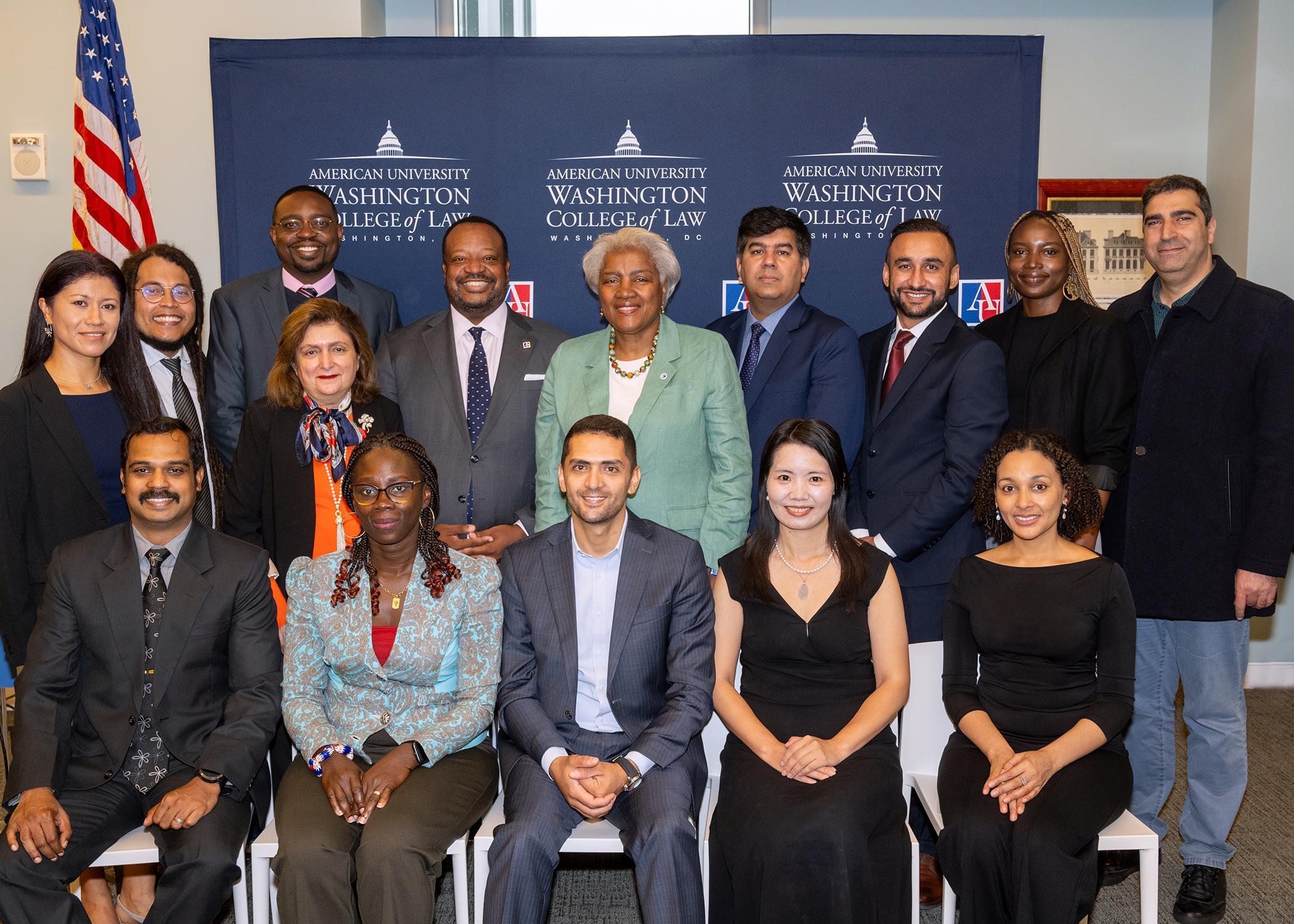 Humphrey Fellows group photo with Dean Fairfax and political strategist Donna Brazile Humphrey Fellows group photo with Dean Fairfax and political strategist Donna Brazile