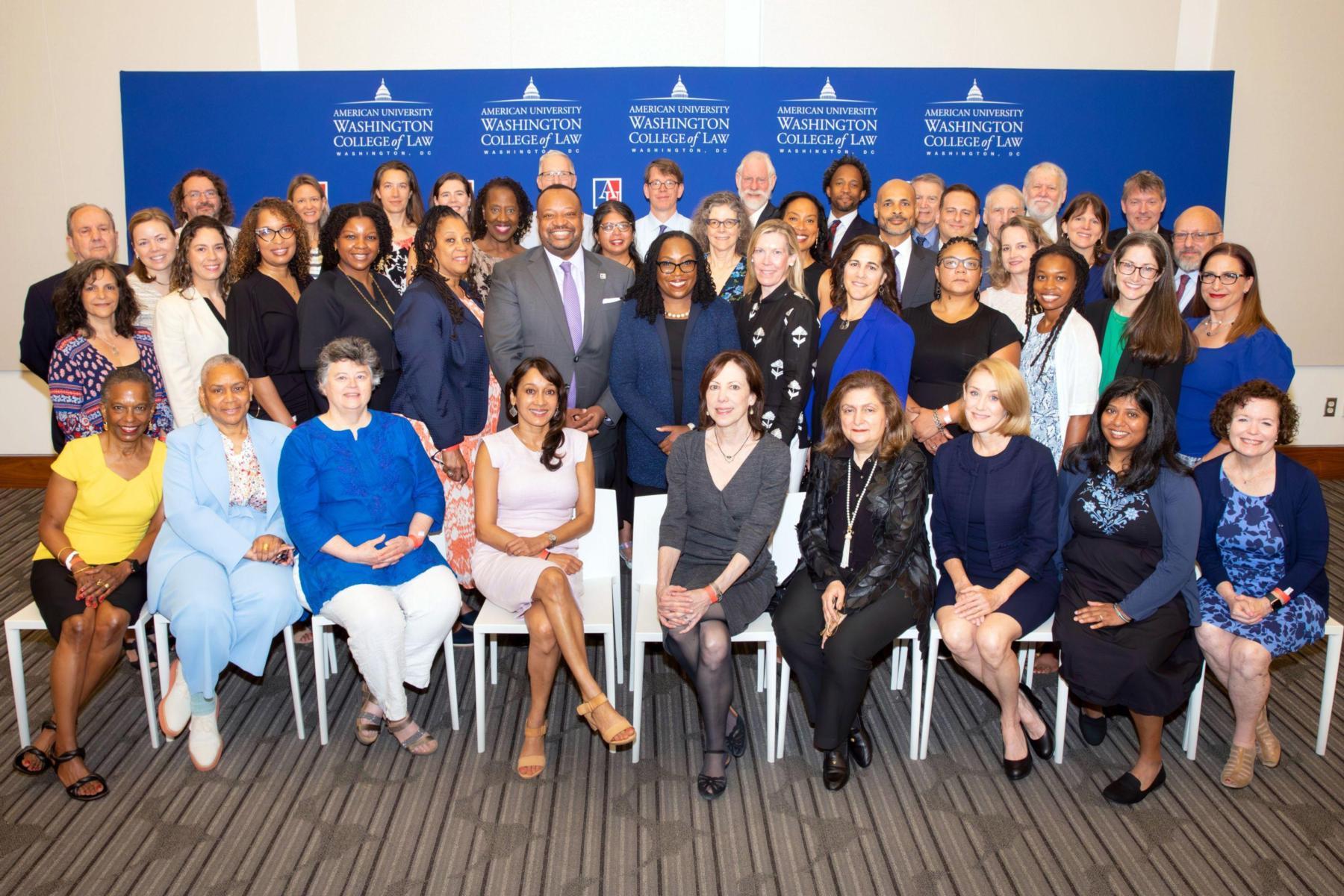 Justice Ketanji Brown Jackson with WCL Faculty Justice Ketanji Brown Jackson with WCL Faculty