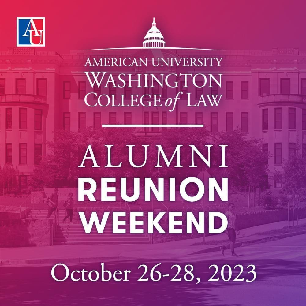 AUWCL Alumni Reunion 2023 image AUWCL Alumni Reunion 2023 image